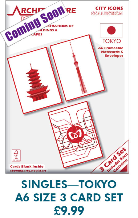 Singles Tokyo 3 Card Set £9.99